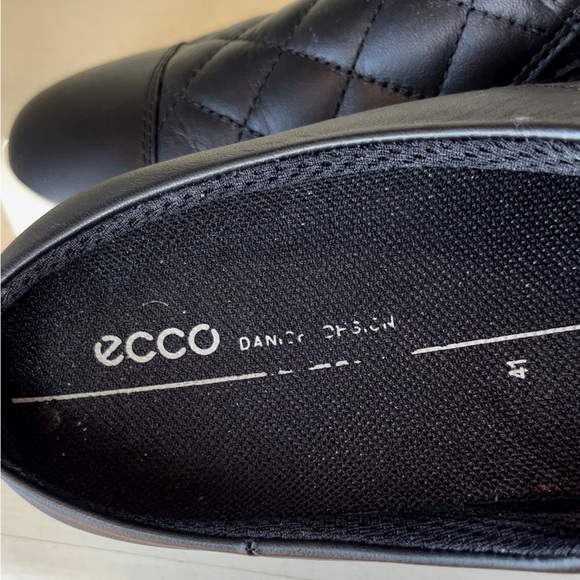 ECCO Women’s Soft 9 Quilted Leather Clog Sneakers Size EU 41 - Picture 11 of 12